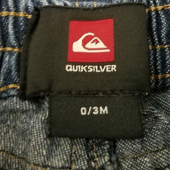 Quiksilver Denim Blue Jeans 0-3m - Picture 3 of 3